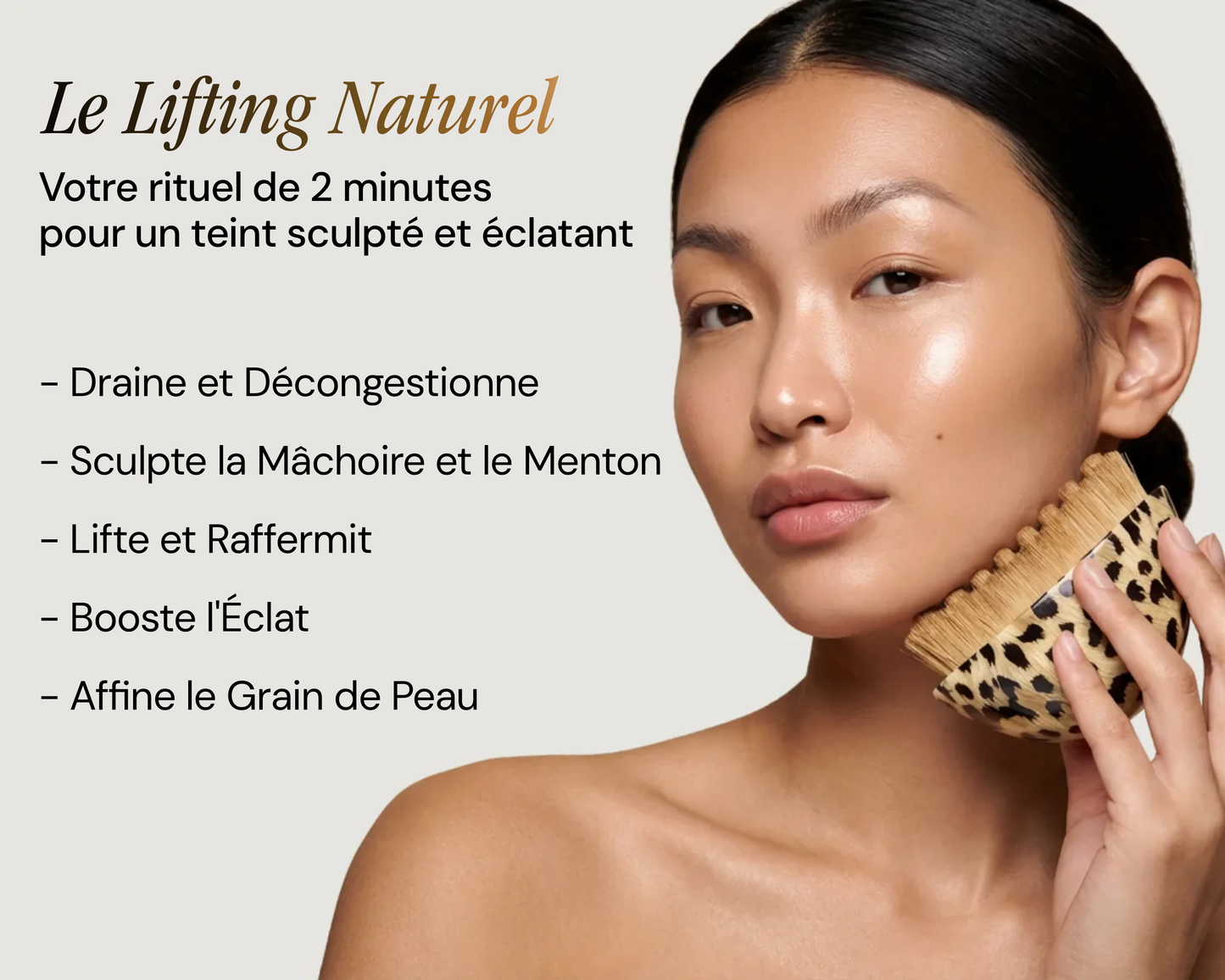 Brosse lymphatique Vyoom pour le visage