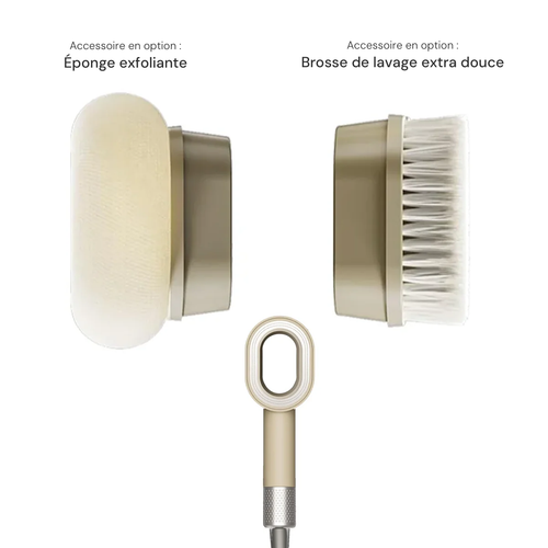 Accessoires de soin Vyoom Pure - Éponge exfoliante et brosse de lavage