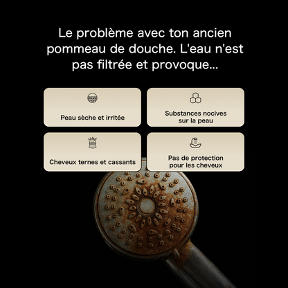 Vyoom Pure - Pommeau de douche Premium filtrant (3 en 1)