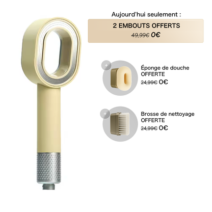 Vyoom Pure - Pommeau de douche Premium filtrant (3 en 1)